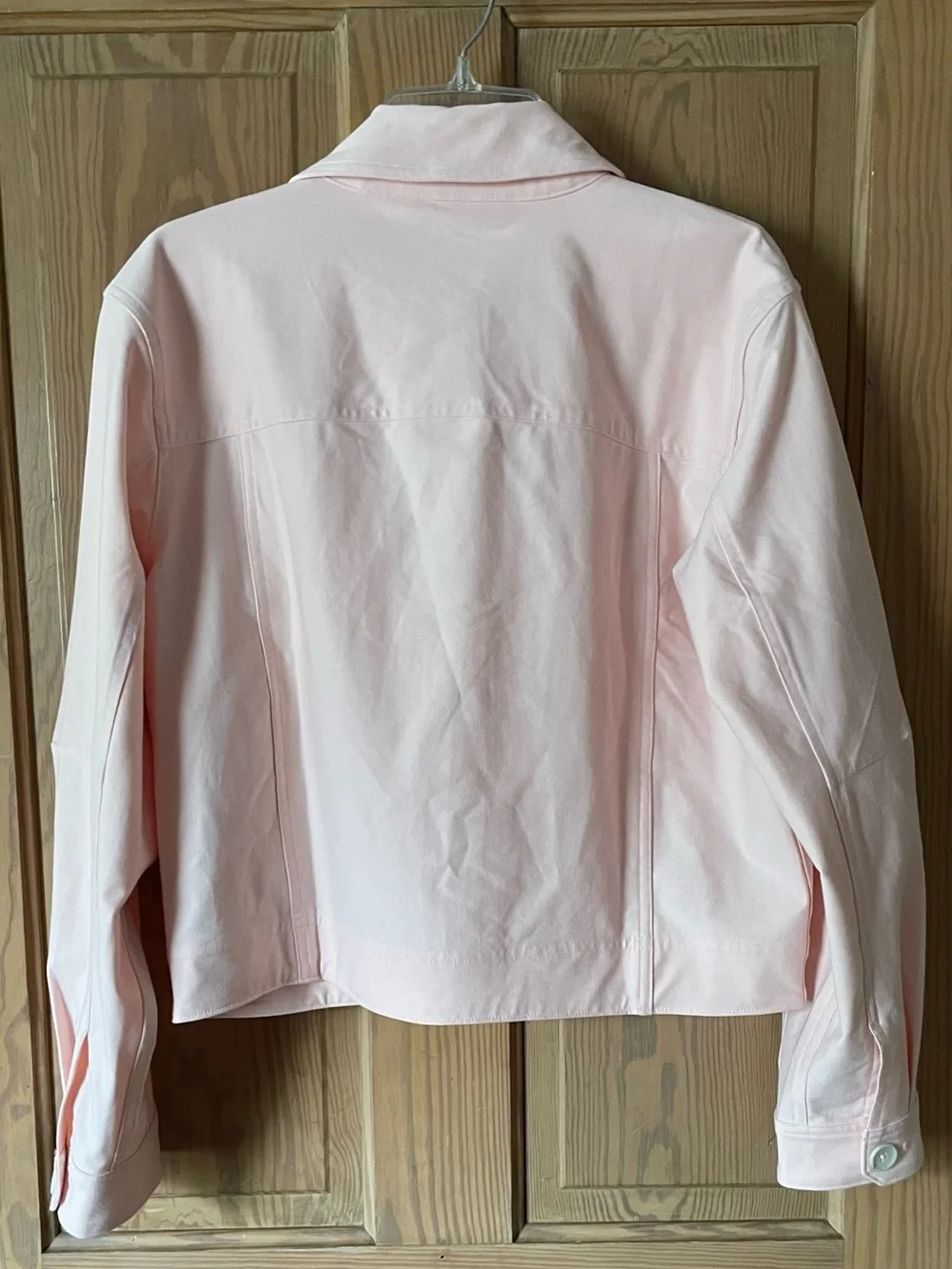 Athleta Skyline Chore Jacket, Pink Sand, Medium, NWT - Picture 3 of 7